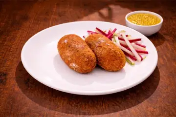 Golden Fried Paneer Croquettes